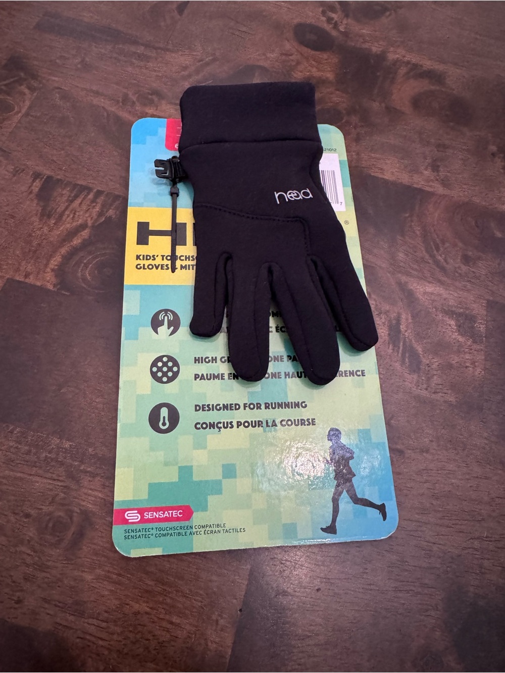 Head Kids Touchscreen Running Gloves - Black M